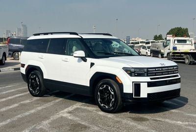 هيونداي سانتا في 2025 Hyundai Santa Fe New Shape 2.5L V4 - SEL Premium - Leather seat - Auto Trunk - 7 Seater - 12000