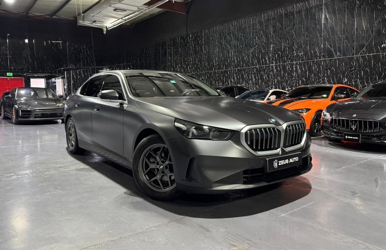 BMW 520i EXCELLENCE BMW 5 Series 520 2025 | Full PPF | GCC | Low Mileage | AGMC Warranty 2030 | AGMC Service