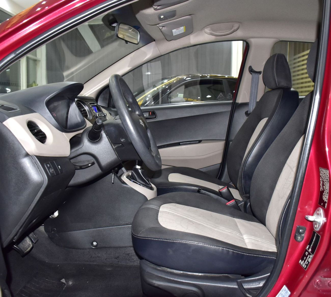 Hyundai Grand i10 EXCELLENT DEAL for our Hyundai Grand i10 ( 2018 Model ) in Red Color GCC Specs