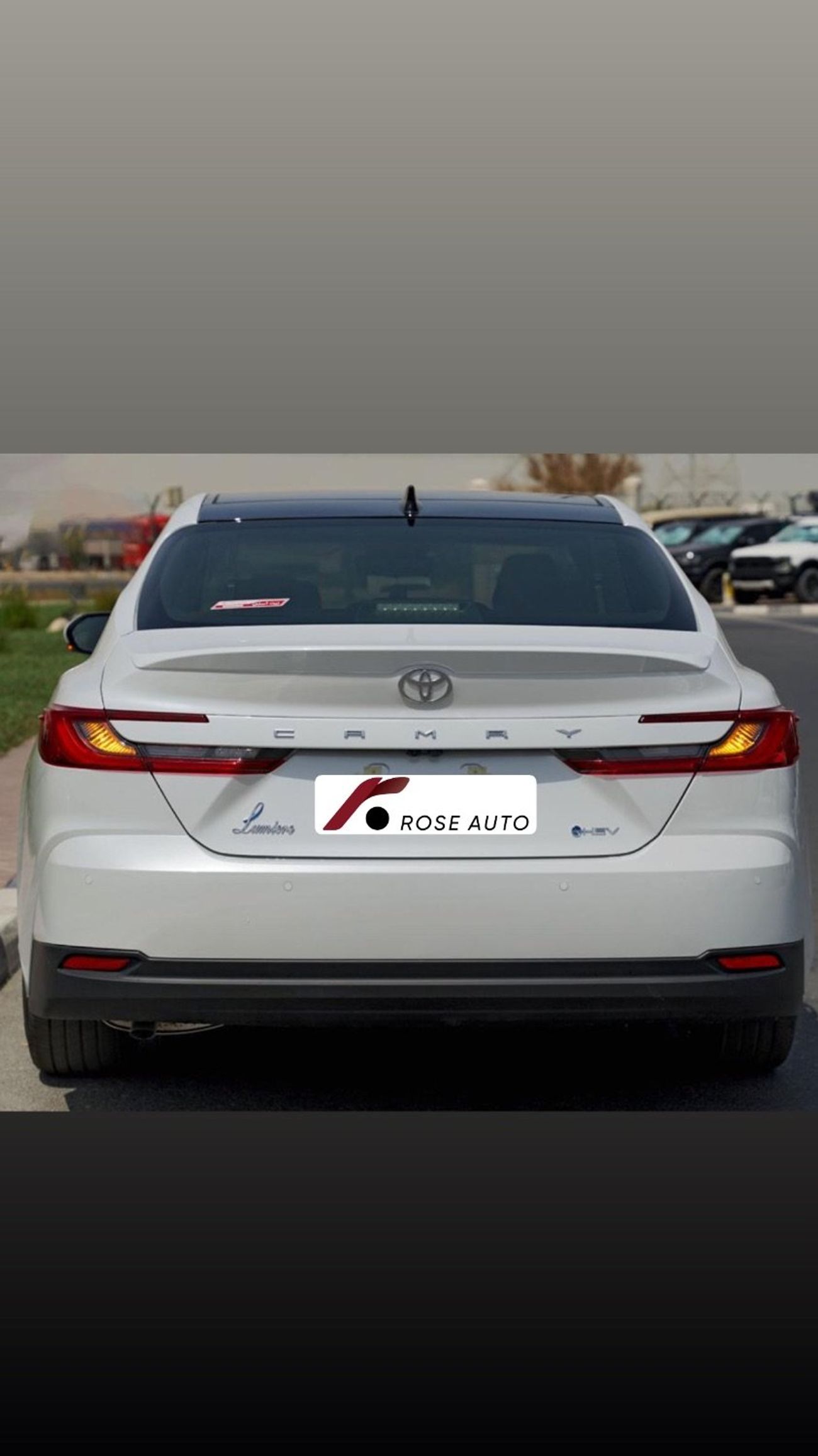 تويوتا كامري Toyota Camry / GCC / 0 km / Hybrid/ white / 2.5L