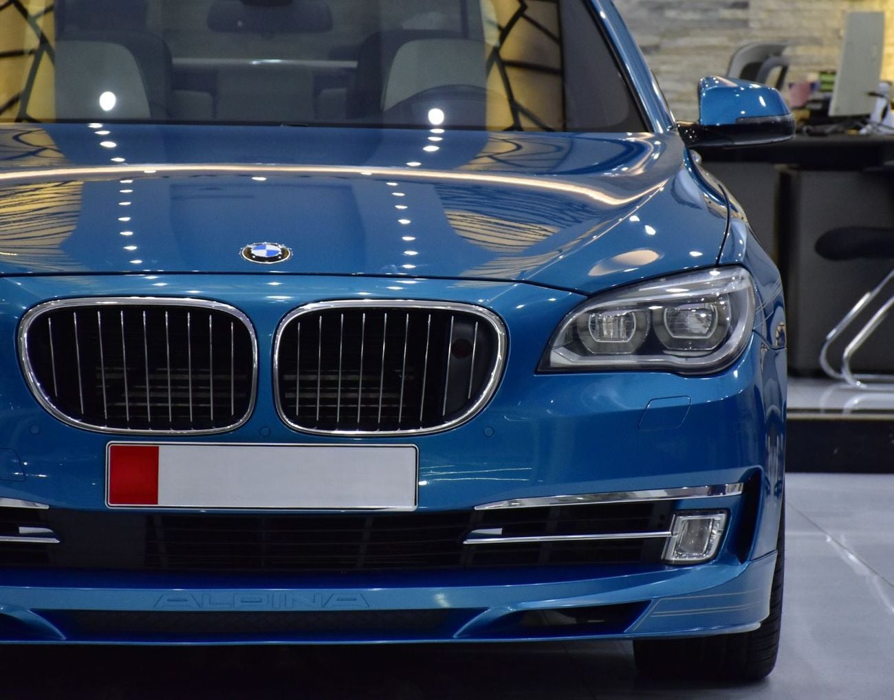 BMW 750Li INDIVIDUAL EXCELLENT DEAL for our BMW 750Li - ALPINA KIT ( 2014 Model ) in Blue Color GCC Specs
