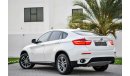 BMW X6 X-Drive 35i - Agency Warranty and Service Contract! - GCC - AED 2,089 PER MONTH - 0% DOWNPAYMENT