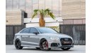 Audi RS3 | 3,310 P.M | 0% Downpayment | Full Option | Immaculate Condition