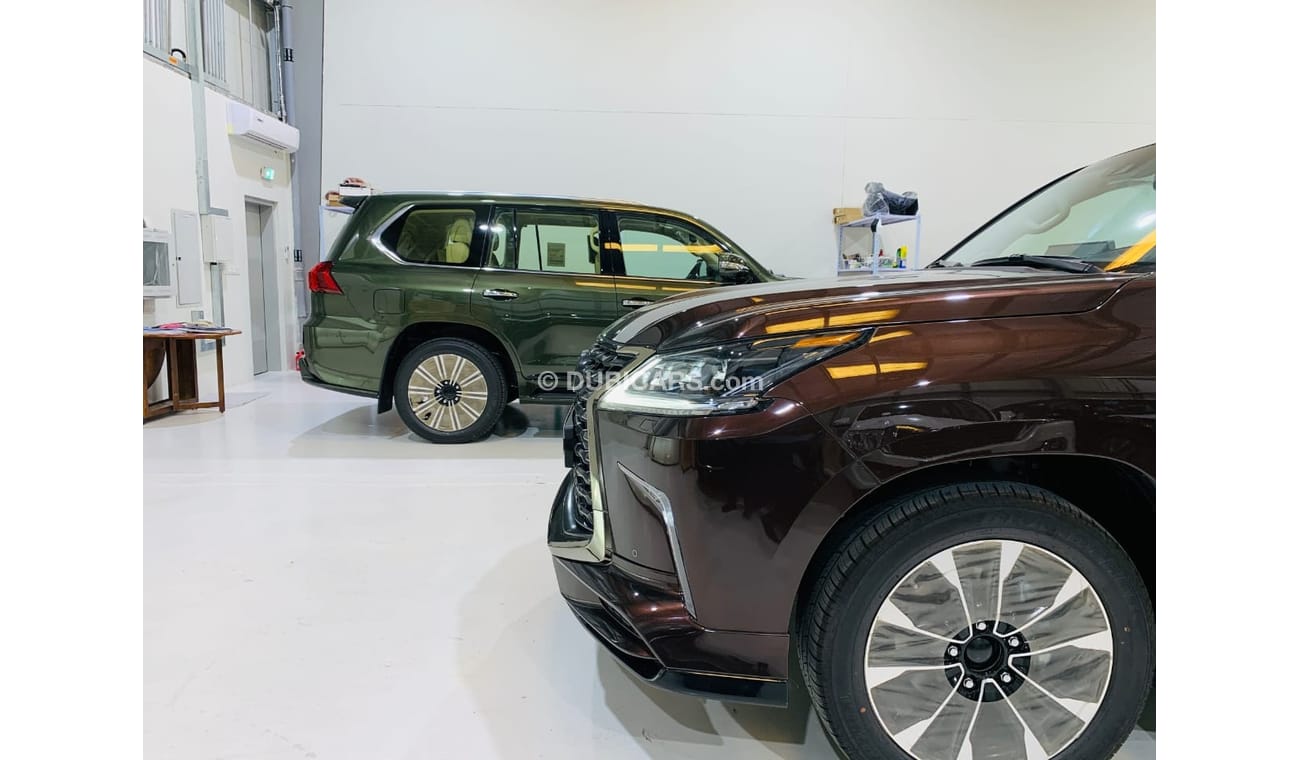 لكزس LX 570 Black Edition  5.7L Petrol Full Option with MBS Autobiography VIP Massage Seat and Roof Star Light (