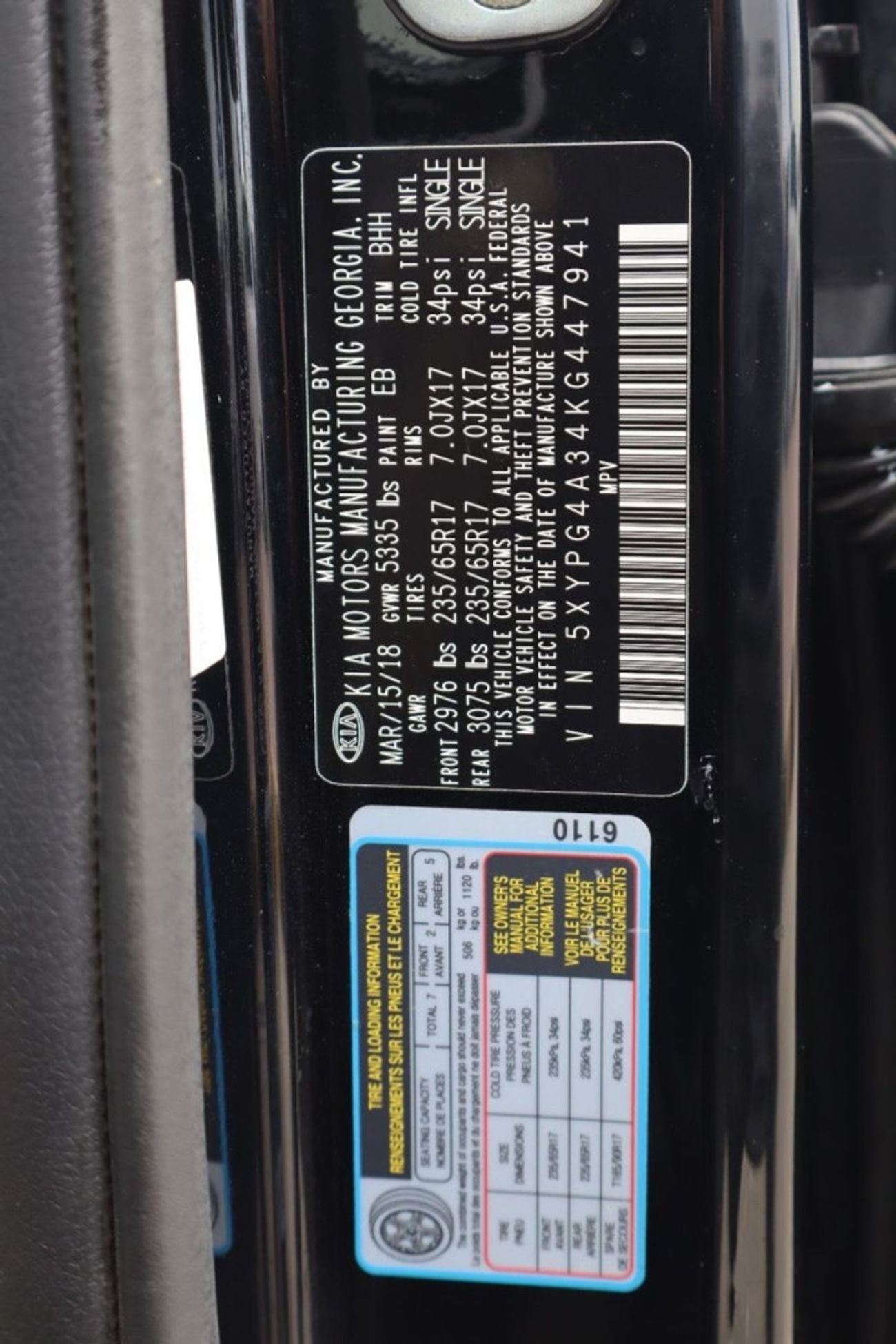 Kia Sorento Base 2.4L FWD