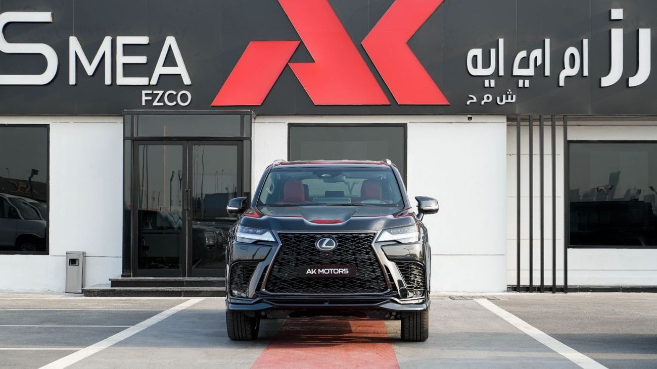 Lexus LX 600 F-Sport 3.5L Black 5 SEATS 2025 MY EXPORT PRICE