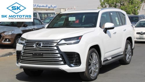 لكزس LX 600 3.5L V6 Petrol, Alloy Rims,  DVD & Rear Camera, Driver Power Seats, Sunroof, 4WD (CODE # LX02)