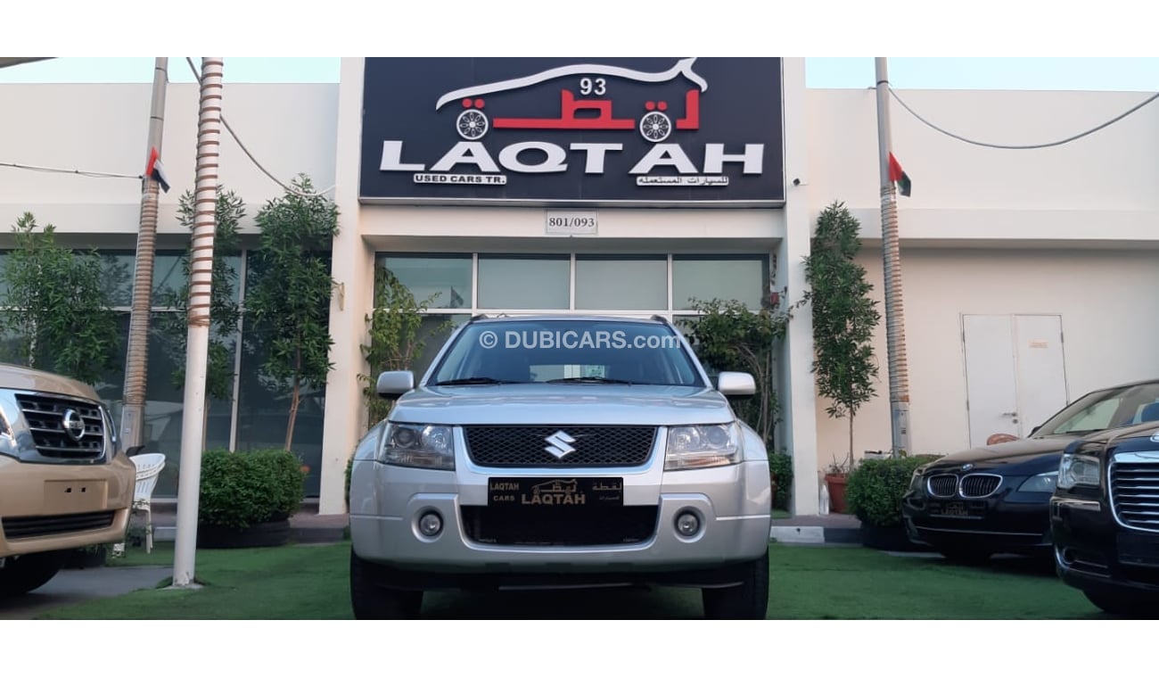 سوزوكي جراند فيتارا خليجى  بدون حوادث رقم 1 فتحة جلدمثبت سرعة رنجات حساسات جناح خلفى  2 ريموت تحكم مرايا بحالة ممتازة
