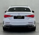 مرسيدس بنز C 200 Premium 2.0L 2024 Mercedes Benz C200 AMG, 2 Years Mercedes Warranty, Very Low Kms, GCC