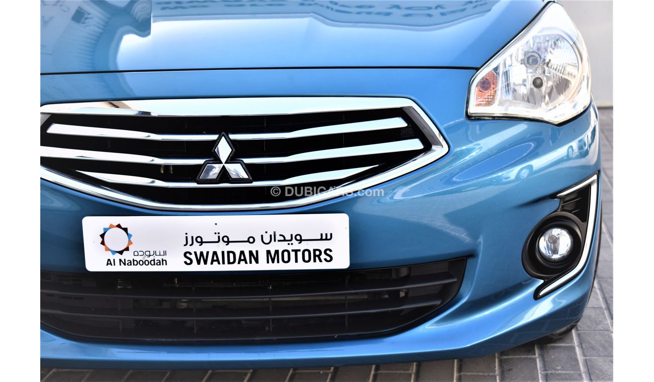 Mitsubishi Attrage AED 684 PM | 1.2L GLX GCC DEALER WARRANTY
