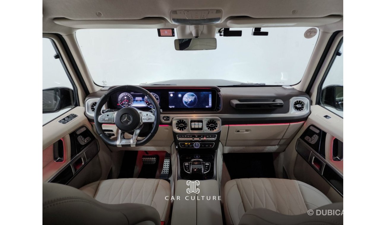 Mercedes-Benz GLS 63 AMG Ivory/Brown interior with Alcantara roof