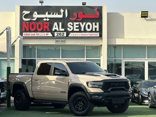 RAM 1500 TRX DODGE RAM TRX 6.2 SUPER CHARGE 2022 GCC FULL OPTION ORIGINAL PAINT PERFECT CONDITION UNDER WARRANTY