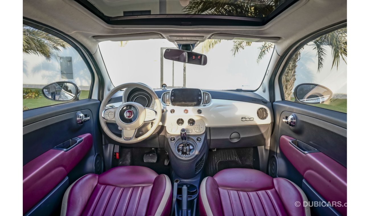 Fiat 500 1,058 P.M | 0% Downpayment | Full Option | Agency Warranty | Immaculate Conditions