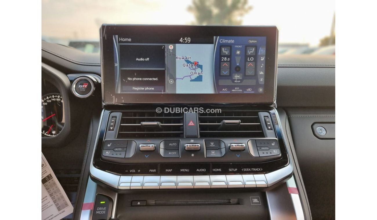 تويوتا لاند كروزر LandCruiser GR Sport خليجي 3.5L Twin Turbo Full Option with Radar & 360 Degree Camera Model 2022