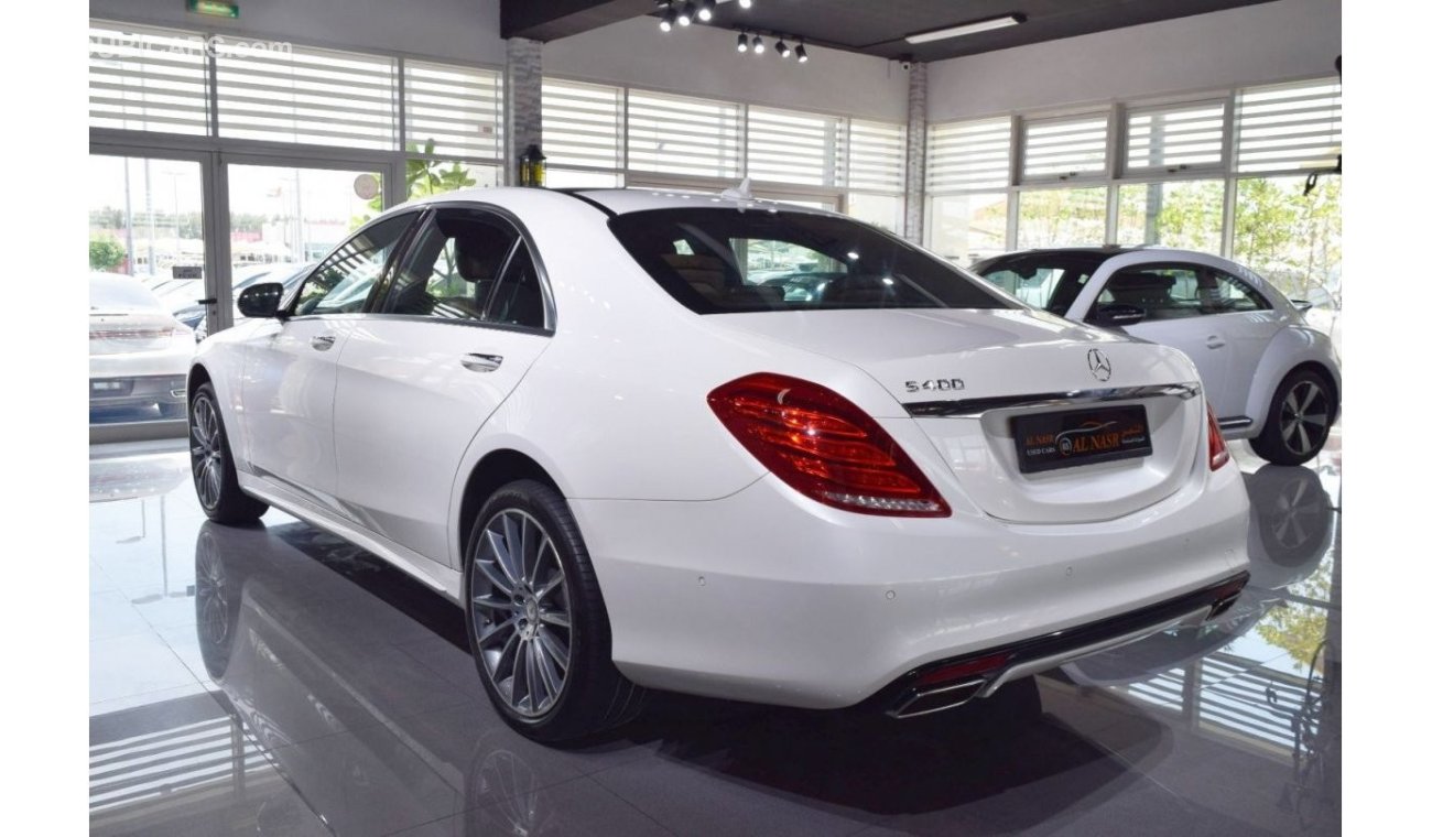 مرسيدس بنز S 400 صبغ وكاله | S 400 AMG | GCC Specs | Excellent Condition | Original Paint | Single Owner | Accident F