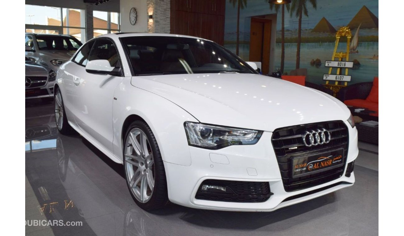 Audi A5 S-line 3.0 TURBO, GCC SPECS, Quattro -  Only 57,000Kms, Excellent Performance, Single Owner