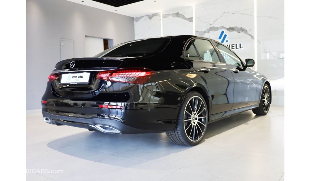 مرسيدس بنز E300 AMG | 5 YEARS WARRANTY AND SERVICE PKG UPTO 105KM | GCC SPECS