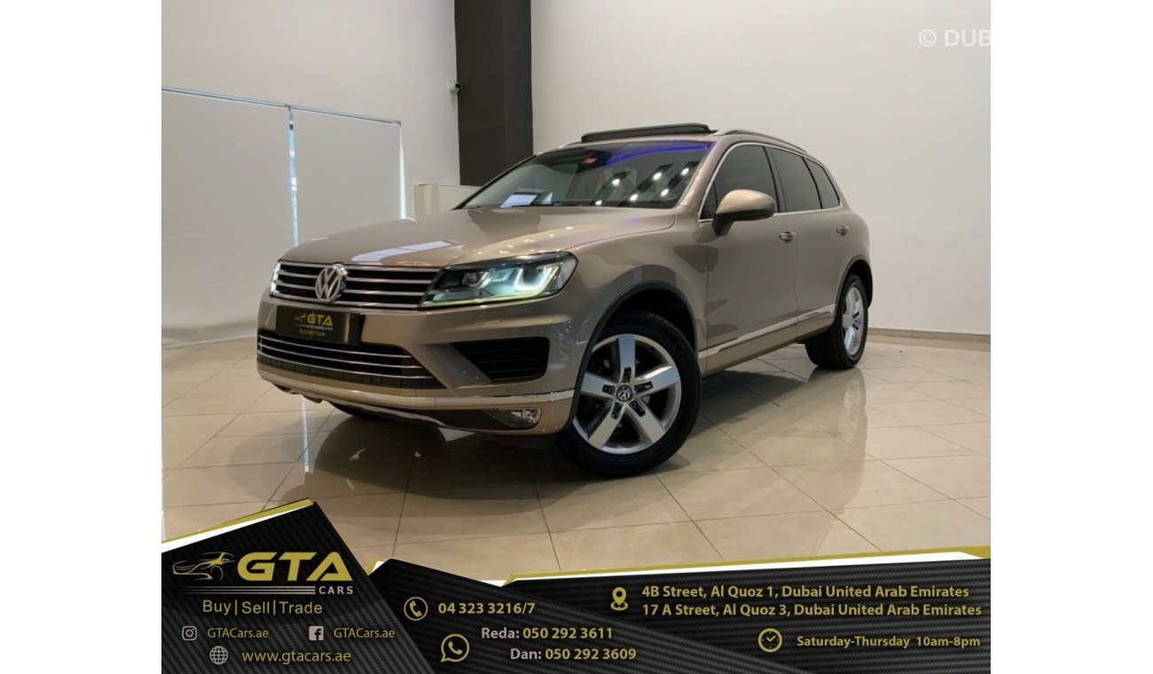 فولكس واجن طوارق 2016 Volkwagen Touareg, VW Warranty, Full VW Service History, GCC