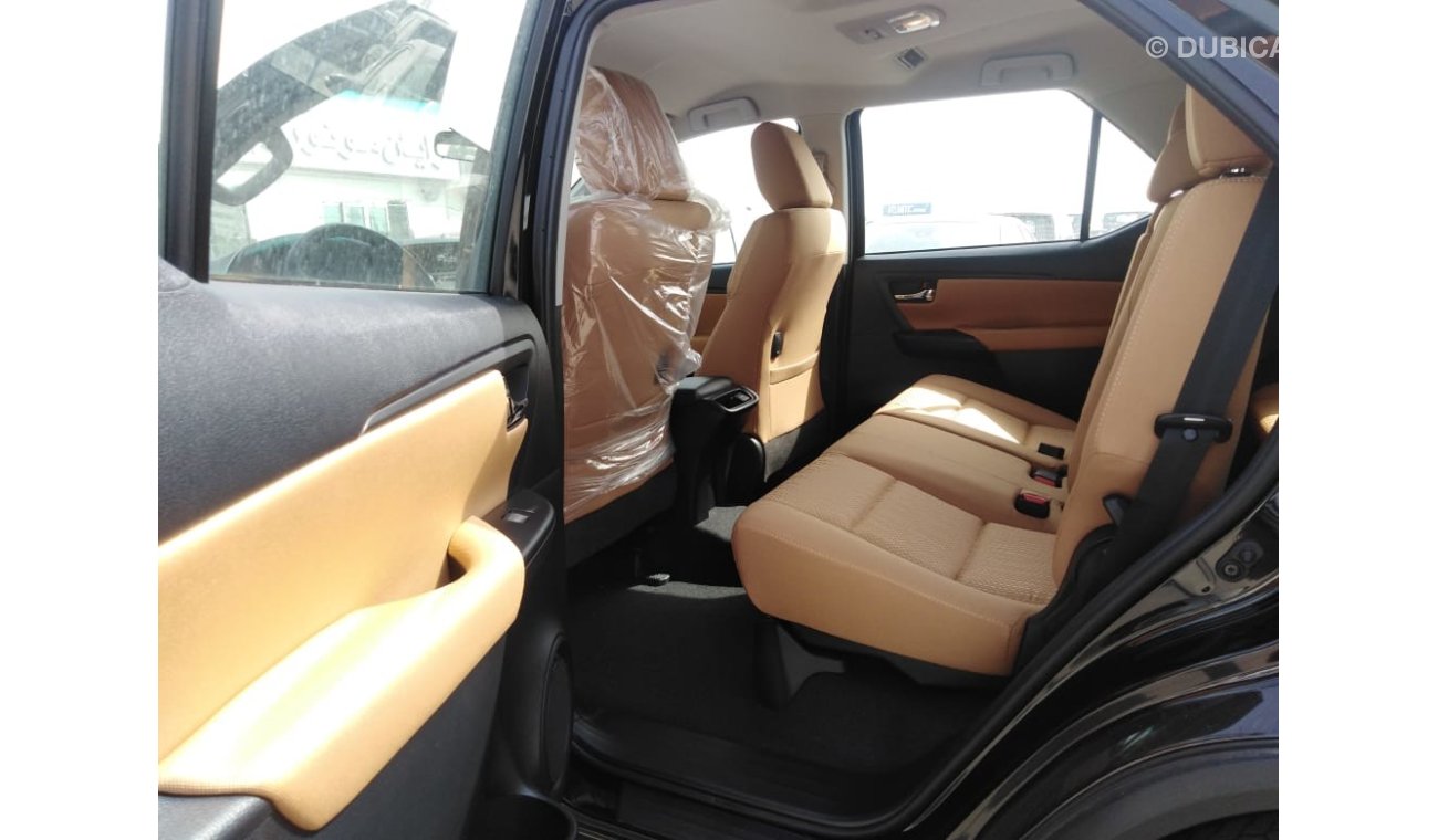 Toyota Fortuner BLACK AUTO TRANSMISSION SUV PETROL 2019 MODEL 2.7L ENGINE 4 CYLINDER ONLY FOR EXPORT