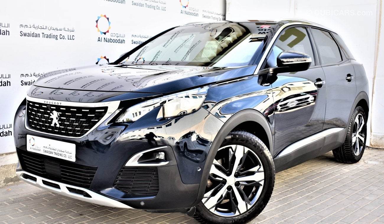 Peugeot 3008 1.6L GT LINE 2018 GCC SPECS AGENCY WARRANTY