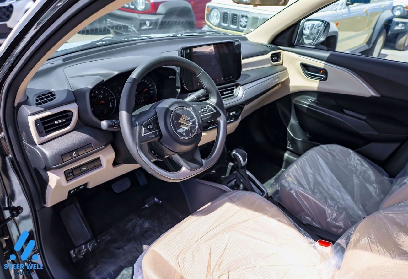 سوزوكي دزاير 2025 GLX 1.2-litre 4-cylinder petrol engine - 5 Speed AT - 9 inch Touchscreen - EXPORT