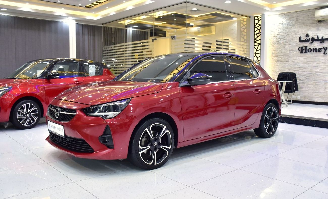 Opel Corsa EXCELLENT DEAL for our Opel Corsa 1.2L ( 2023 Model ) in Red Color GCC Specs