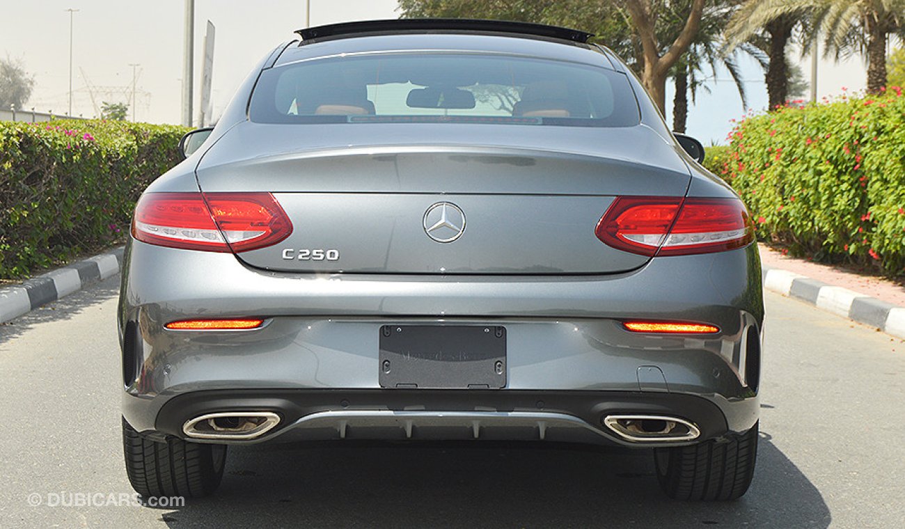 مرسيدس بنز C 250 Coupé AMG, 2.0L, 4cyl Turbo, GCC Specs with 2 Years Unlimited Mileage Warranty