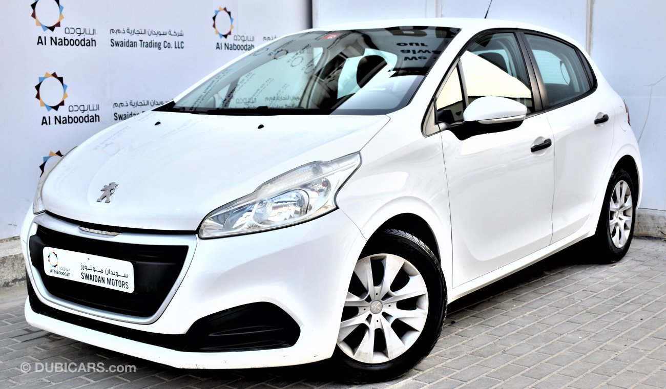 بيجو 208 1.6L ACITVE 2016 MODEL GCC SPECS DEALER WARRANTY