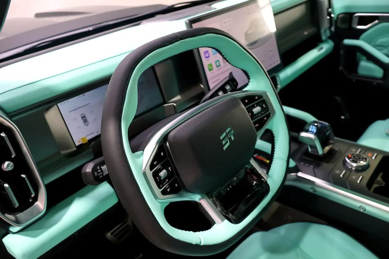 جيتور T2 !! || Defender Body Kit || 5 years Warranty || star roof || Interior Tiffany Blue
