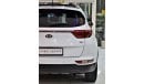 كيا سبورتيج ORIGINAL PAINT ( صبغ وكاله ) KIA Sportage AWD ( GDi ) 2017 Model!! in White Color! GCC Specs