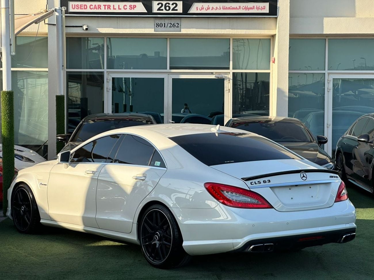 مرسيدس بنز CLS 63 AMG STD مرسيدس بنز SLS63 وارد كلين تايتل صبغ وكاله بدون حوادث