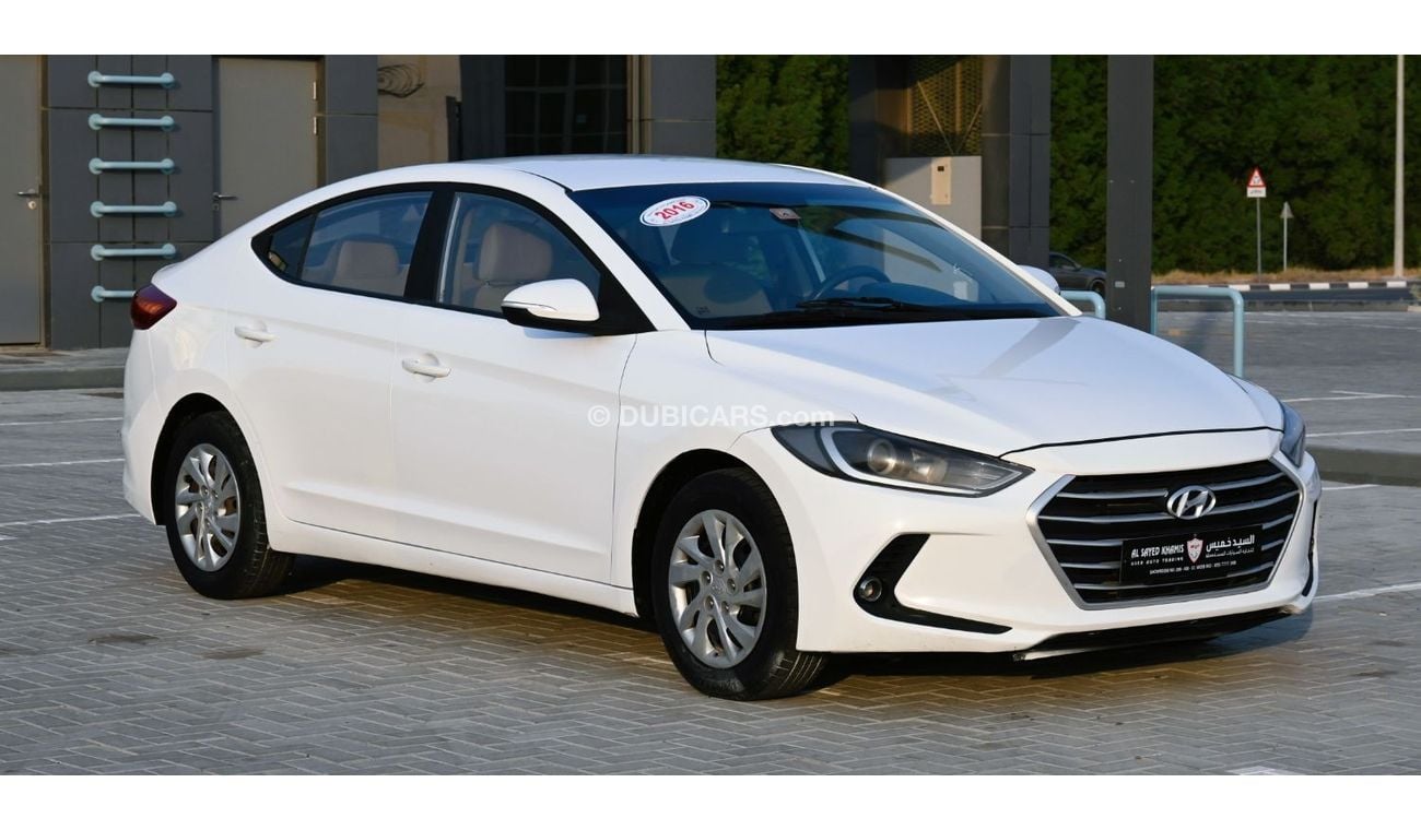 Hyundai Elantra GCC EXCELLENT CONDITION WITHOUT ACCIDENT 2016