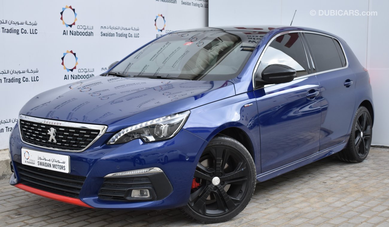 Peugeot 308 1.6L GT LINE 2018 GCC SPECS WITH AGENCY WARRANTY