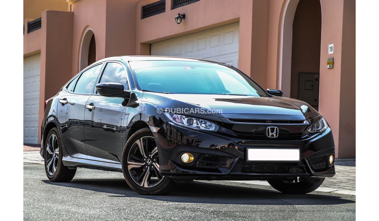 هوندا سيفيك 2018 GCC under Agency Warranty with Zero Down-Payment.