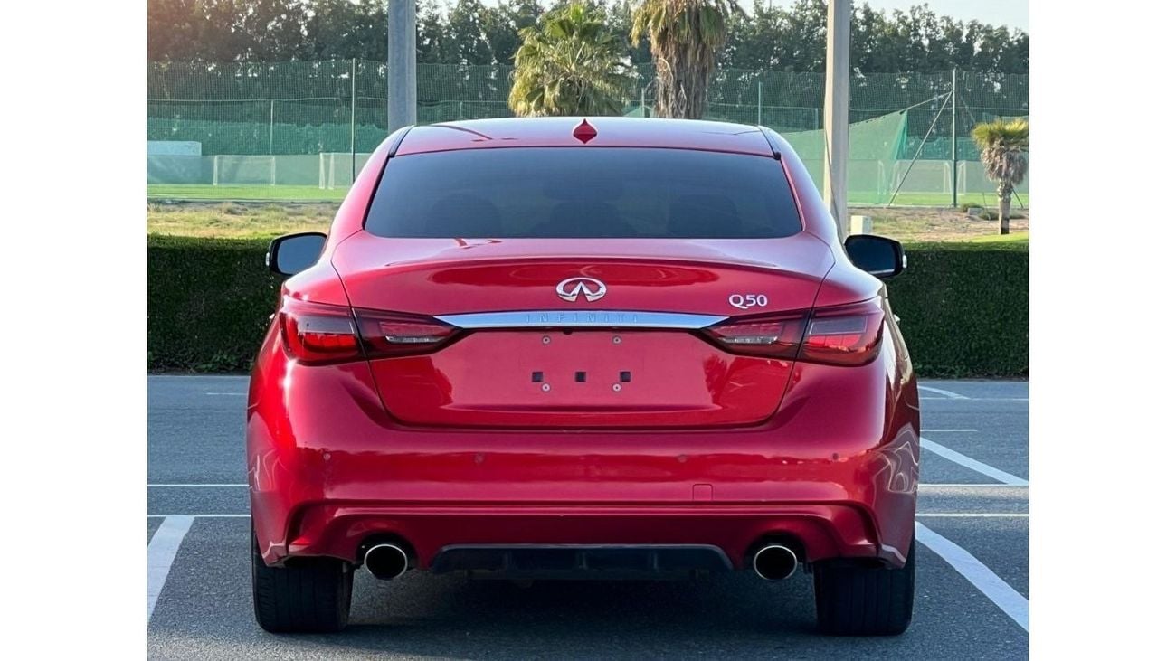 Infiniti Q50 Red Sport 400 INFINITI Q-50S TWIN TURBO 2021 US // LOW MILEAGE // GOOD CONDITION // FULL OPITION