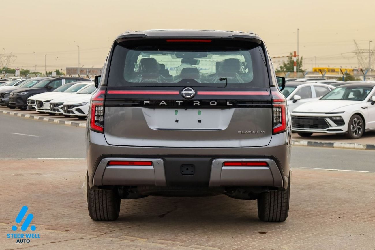 Nissan Patrol 2026 LE Platinum | GCC | 3.5L V6 | AWD | 9AT | Red Interior | Height Control