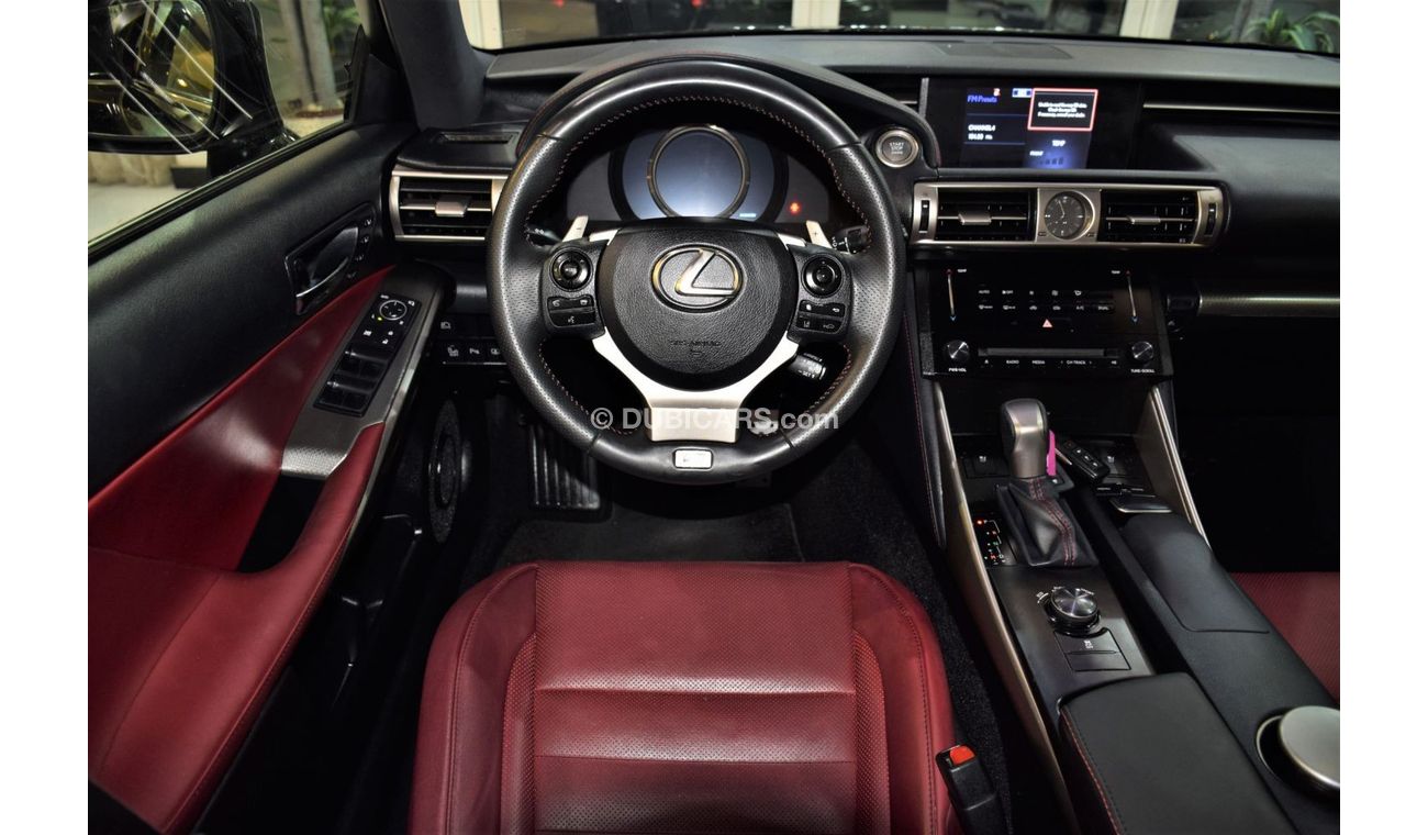 Lexus IS350 EXCELLENT DEAL for our Lexus IS 350 F-Sport 2014 Model!! in Black Color! GCC Specs