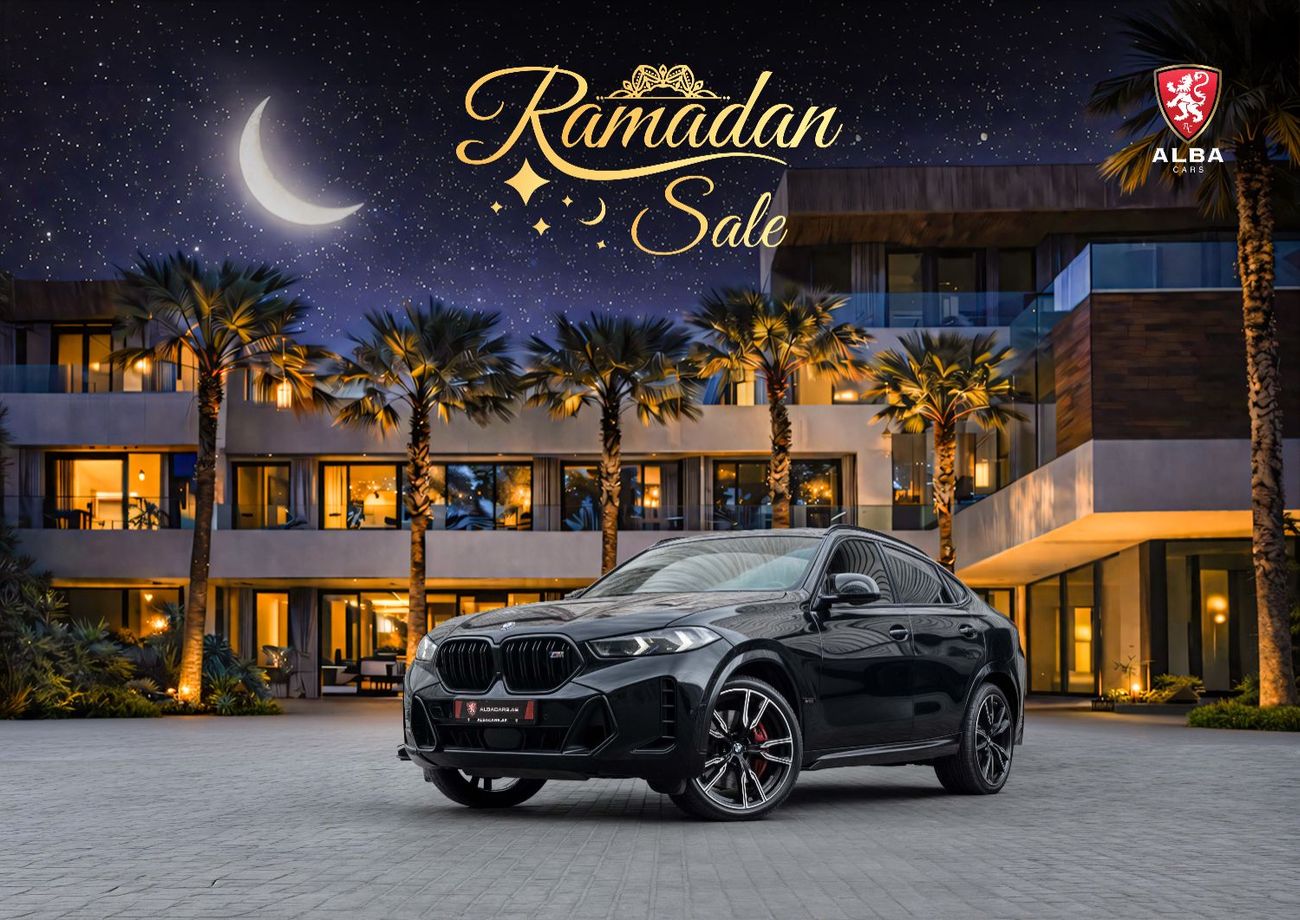 BMW X6 X6 | 8,225 P.M | 0% Downpayment |  M60i | BMW Warranty + Service!