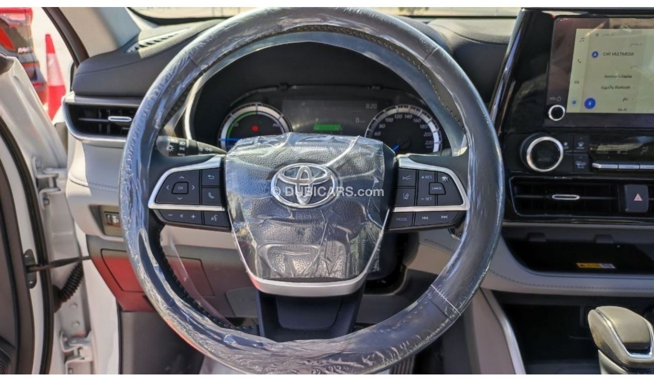 Toyota Highlander T- Highlander GLE 2023 White/gray 2.5L Hybrid, SUV, 4WD. ( for local registration +10%)