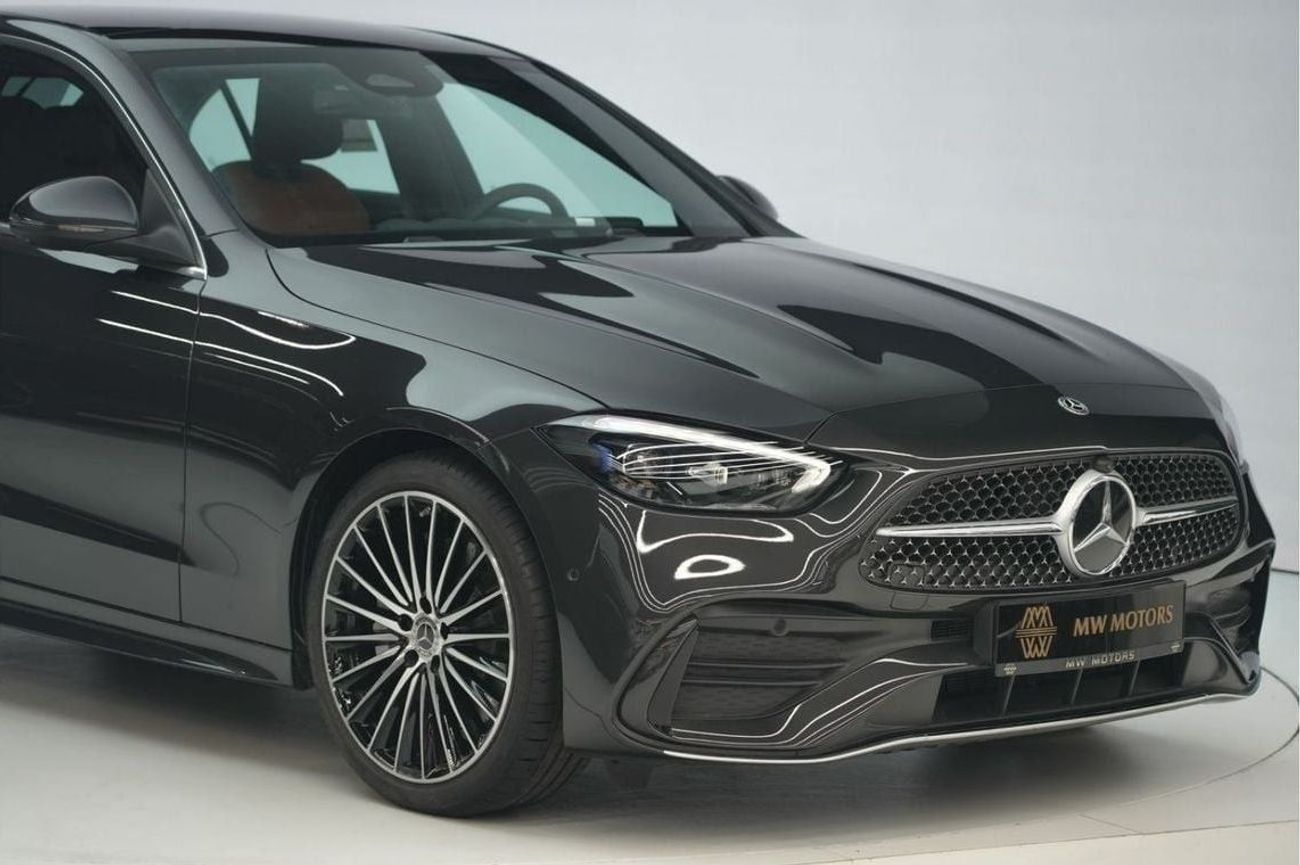 مرسيدس بنز C 200 Mercedes-Benz C 200 Premium Plus | 2025 GCC 0km | Agency Warranty | AMG Package | 360 View
