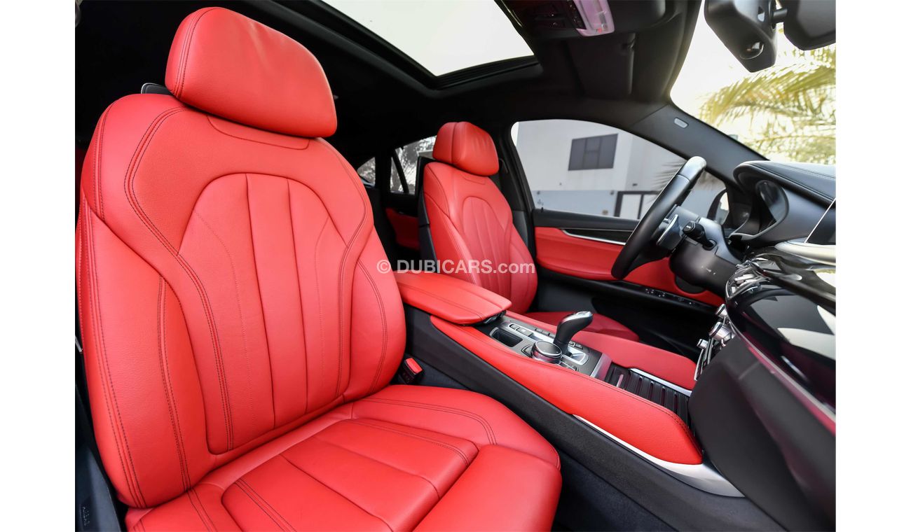 BMW X6 Rear Entertainment, Head Up Display, 360 Camera - Warranty and Service Contract- AED 4,289