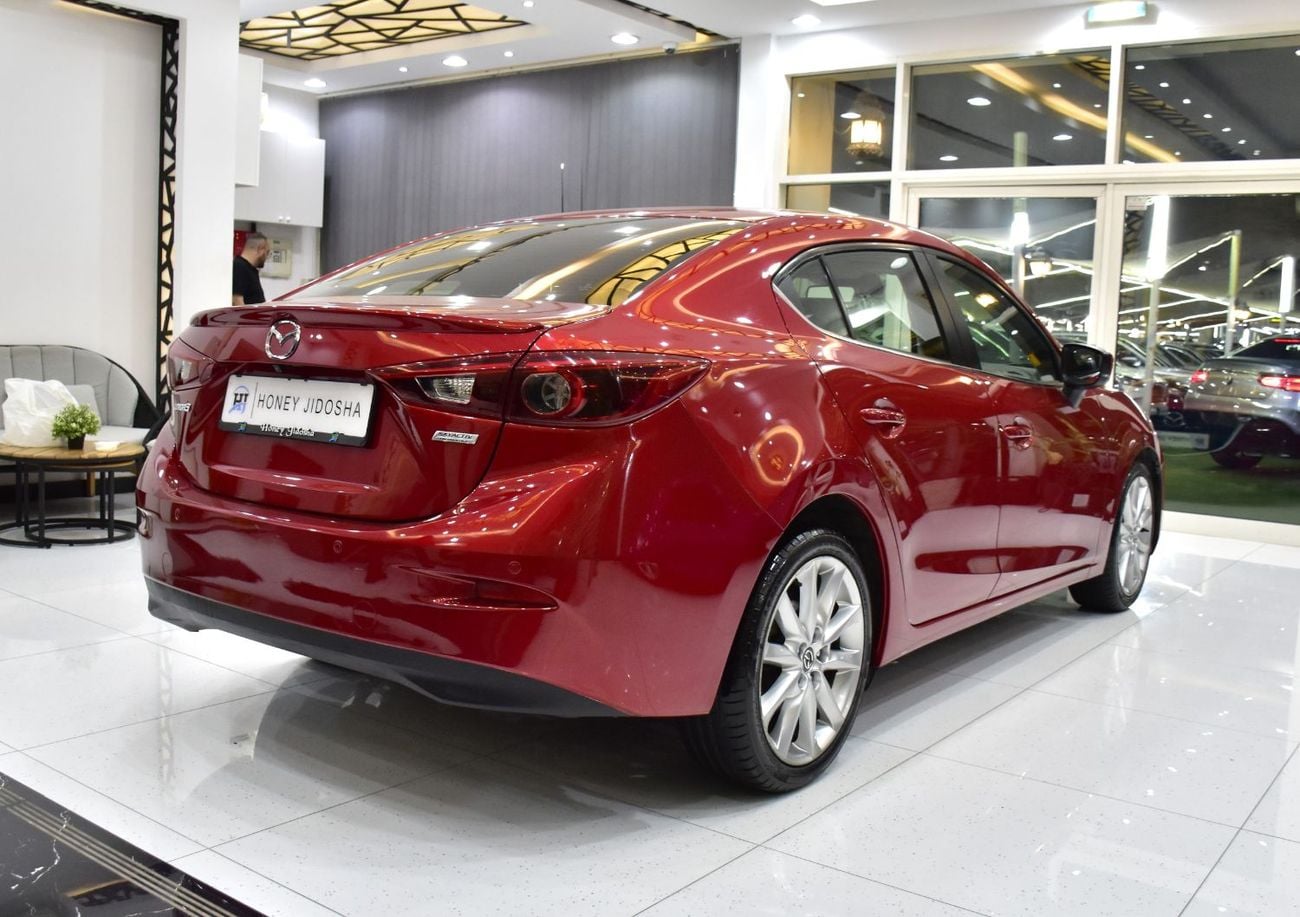 Mazda 3 EXCELLENT DEAL for our Mazda 3 ( 2017 Model ) in Red Color GCC Specs