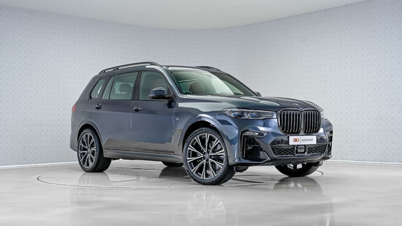 BMW X7 M50i 4.4L (530 HP) UAE's Very Best Example | 2 Years Free Servicing | AED 3,870 Per Month