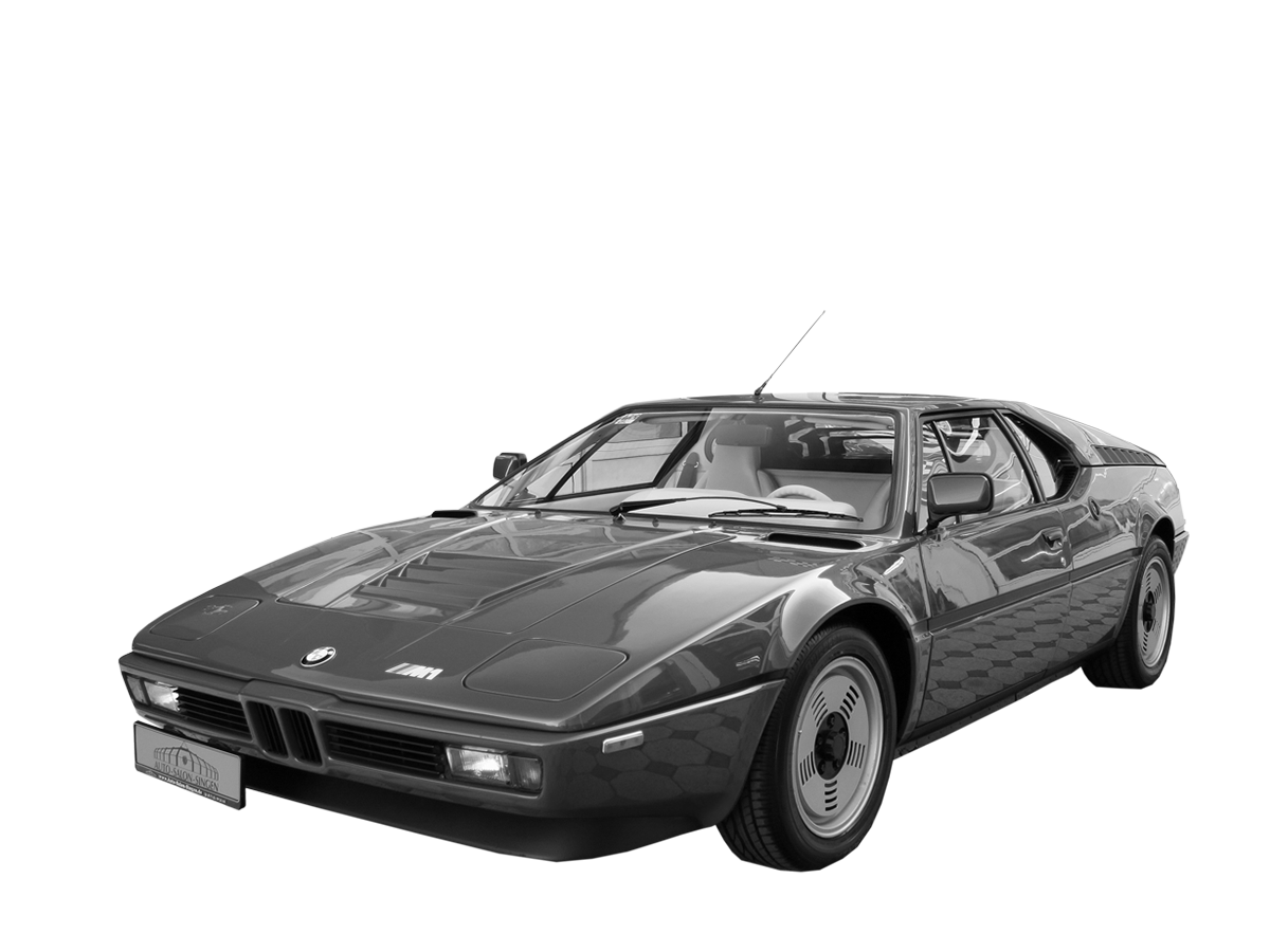 BMW M1 cover - Front Left Angled