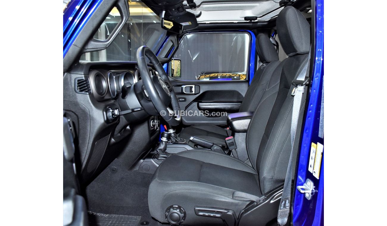 Jeep Wrangler EXCELLENT DEAL for our Jeep Wrangler Unlimited Sport ( 2018 Model ) in Blue Color GCC Specs