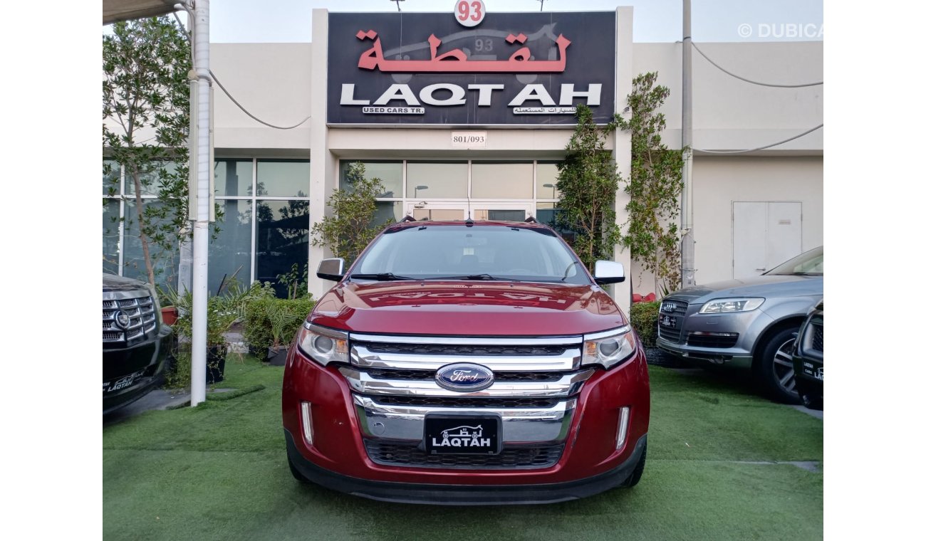 Ford Edge 2013 GCC model, red color, cruise control, leather, electric chair, rear camera screen, in excellent