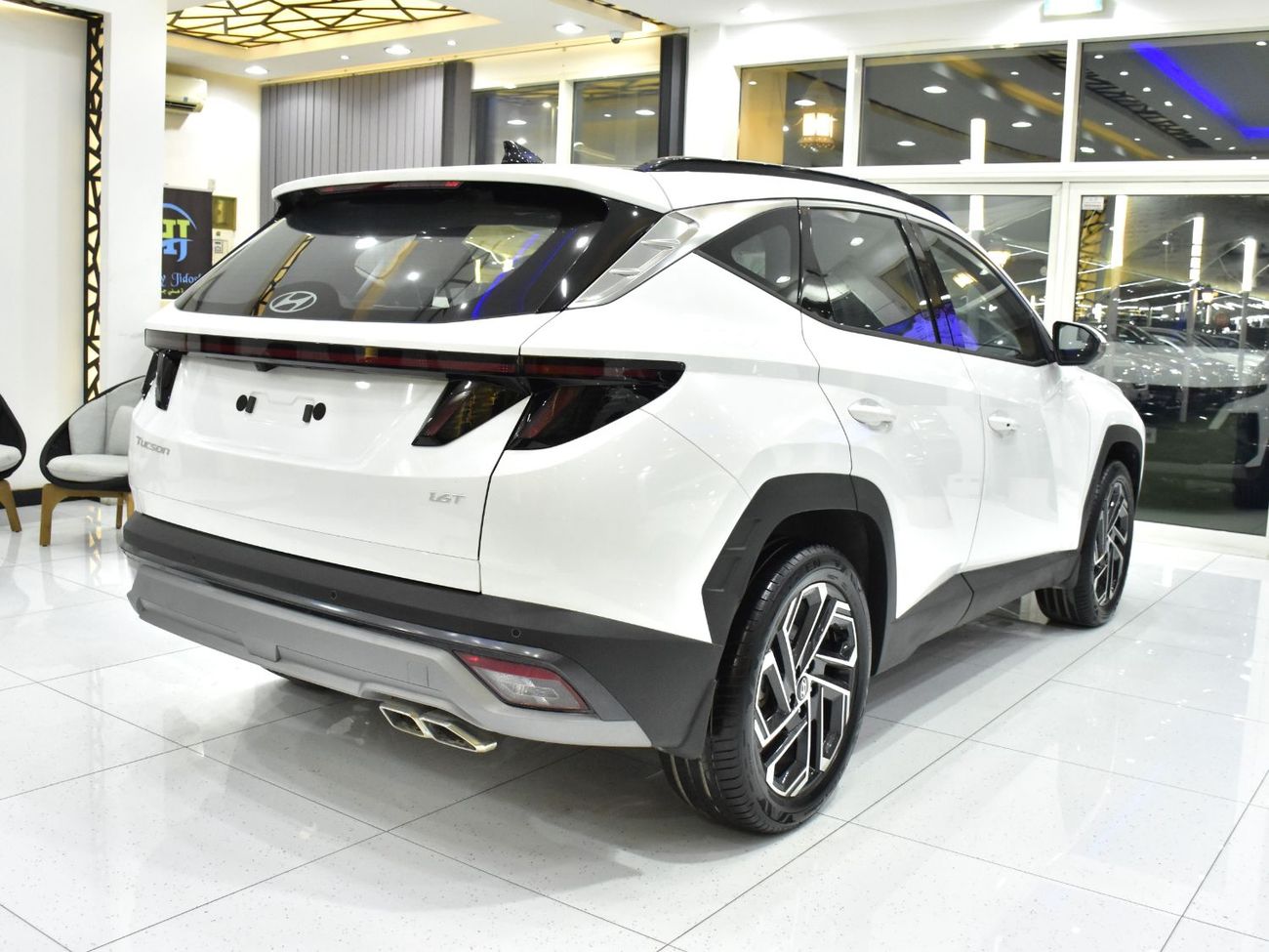 هيونداي توسون EXCELLENT DEAL for our Hyundai Tucson 1.6L Turbo ( 2025 Model ) in White Color European Specs