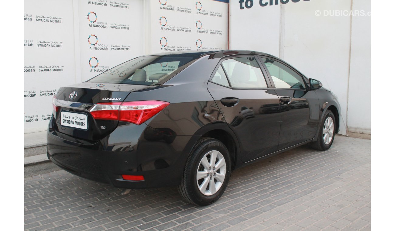 Toyota Corolla 2.0L SE 2015 WITH REAR SENSOR BLUETOOTH