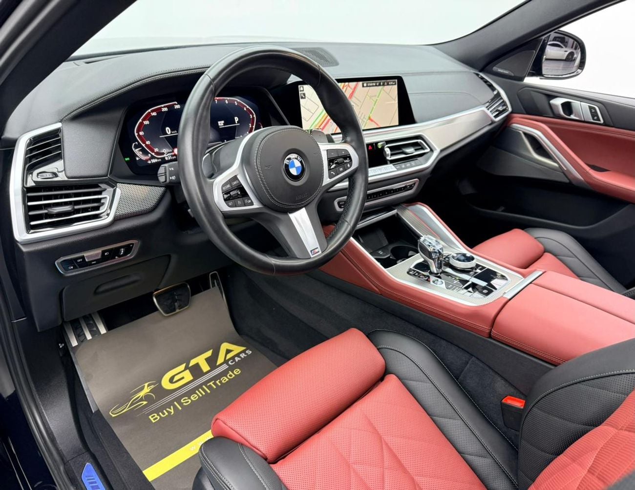 بي أم دبليو X6 2023 BMW X6 xDrive40i M-Sport, 2028 BMW Warranty + Service Pack, Full BMW Service History, GCC