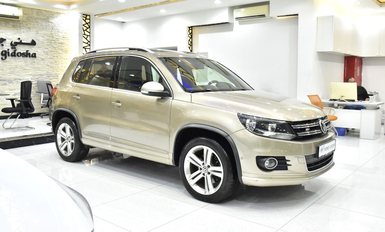 Volkswagen Tiguan EXCELLENT DEAL for our Volkswagen Tiguan R-Line ( 2016 Model ) in Beige Color GCC Specs